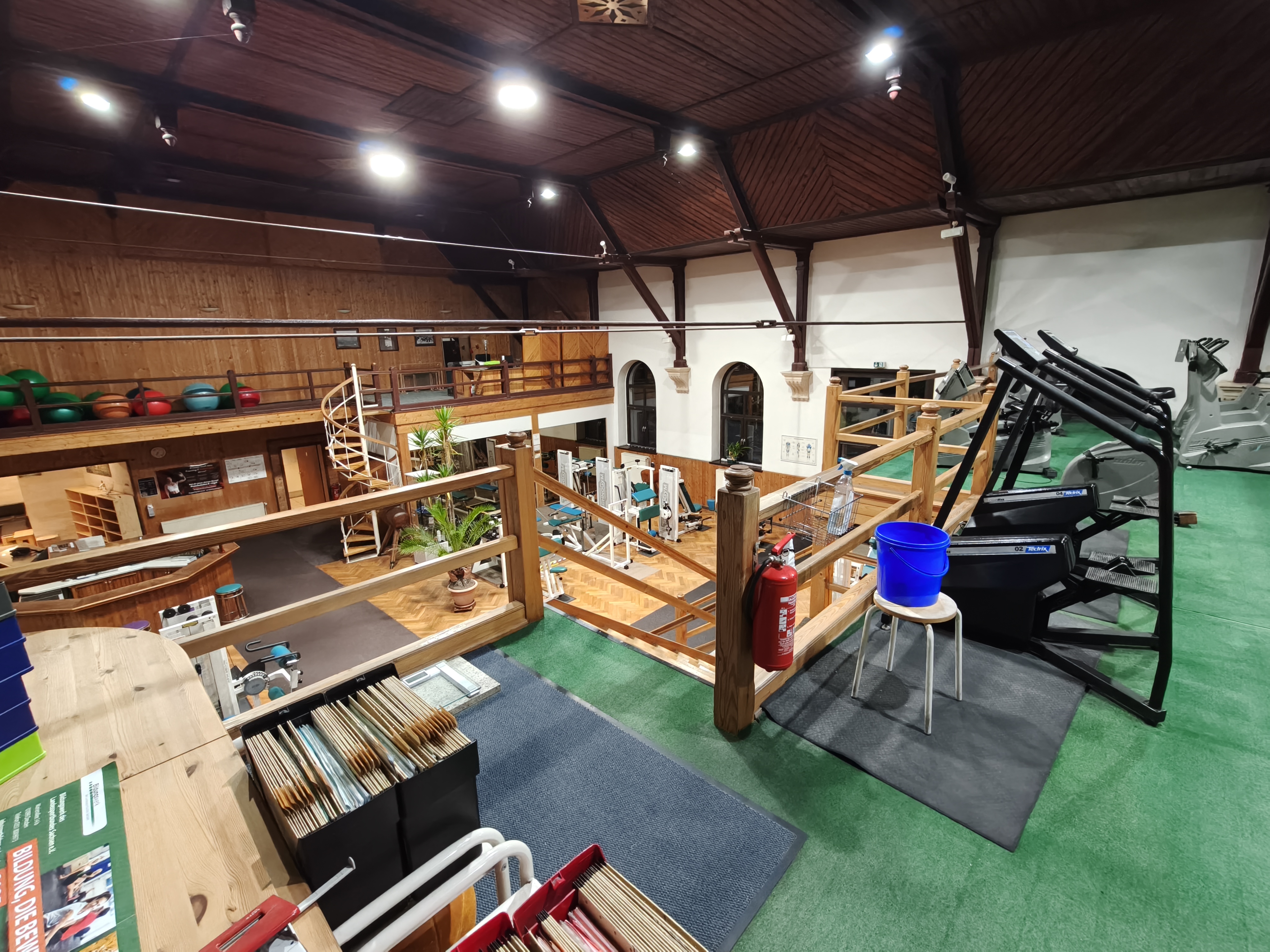 Innenraum der Sportstätte Schönefeld